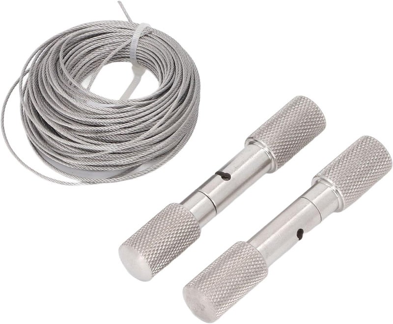 Handsaws Wire Saw Portable String Rope Saw Survival Wire Saw Wire Saw Scroll Camping Hiking Saw Anti Hand Cord Saw Tool for Cutting Wood Bone Stainless Steel Cable Saw Pipe Cable - Image 2