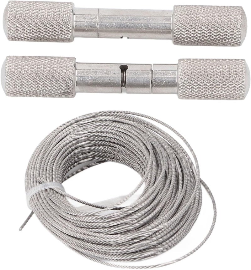 Handsaws Wire Saw Portable String Rope Saw Survival Wire Saw Wire Saw Scroll Camping Hiking Saw Anti Hand Cord Saw Tool for Cutting Wood Bone Stainless Steel Cable Saw Pipe Cable - Image 4