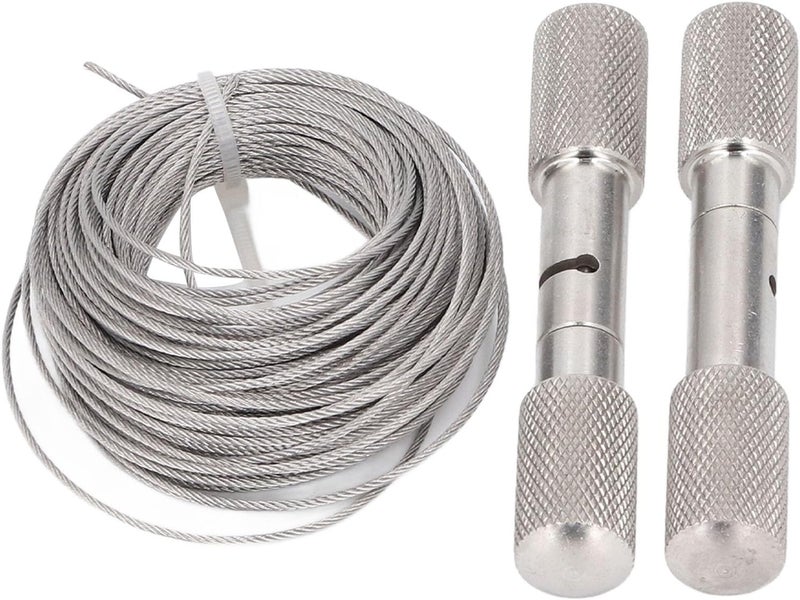 Handsaws Wire Saw Portable String Rope Saw Survival Wire Saw Wire Saw Scroll Camping Hiking Saw Anti Hand Cord Saw Tool for Cutting Wood Bone Stainless Steel Cable Saw Pipe Cable - Image 5