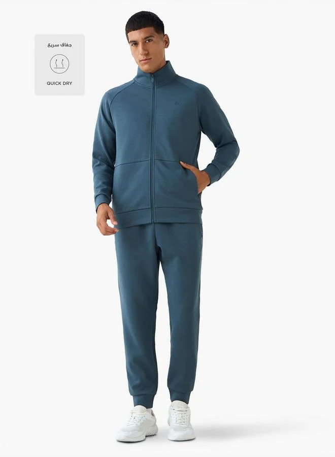 سبلاش اكتف Men Regular Fit Joggers with Zipper Pockets