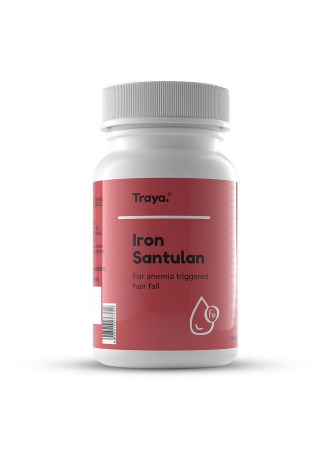 Traya Iron Santulan | Ayurvedic Supplements for Iron Deficiency & Anemia-Related Hair Fall | Boost Hemoglobin Levels | Reduces Fatigue, Improves Stamina & Controls Hairfall | 60 Tablets - Image 1