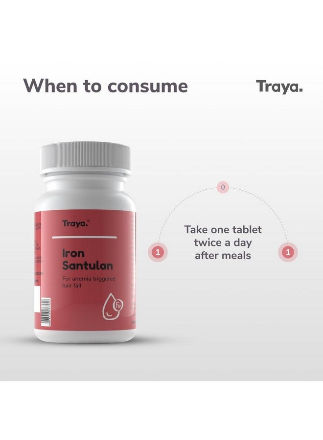 Traya Iron Santulan | Ayurvedic Supplements for Iron Deficiency & Anemia-Related Hair Fall | Boost Hemoglobin Levels | Reduces Fatigue, Improves Stamina & Controls Hairfall | 60 Tablets - Image 5