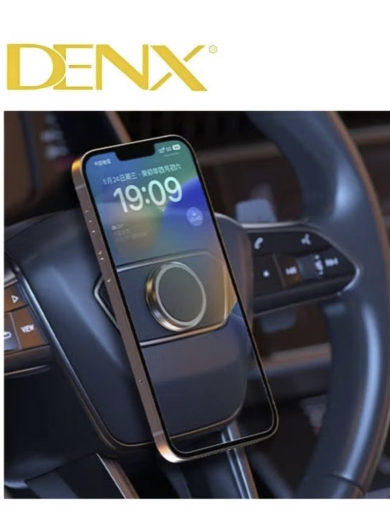 Denx Magnetic Steering Wheel Mobile Phone Holder Mount - Image 1