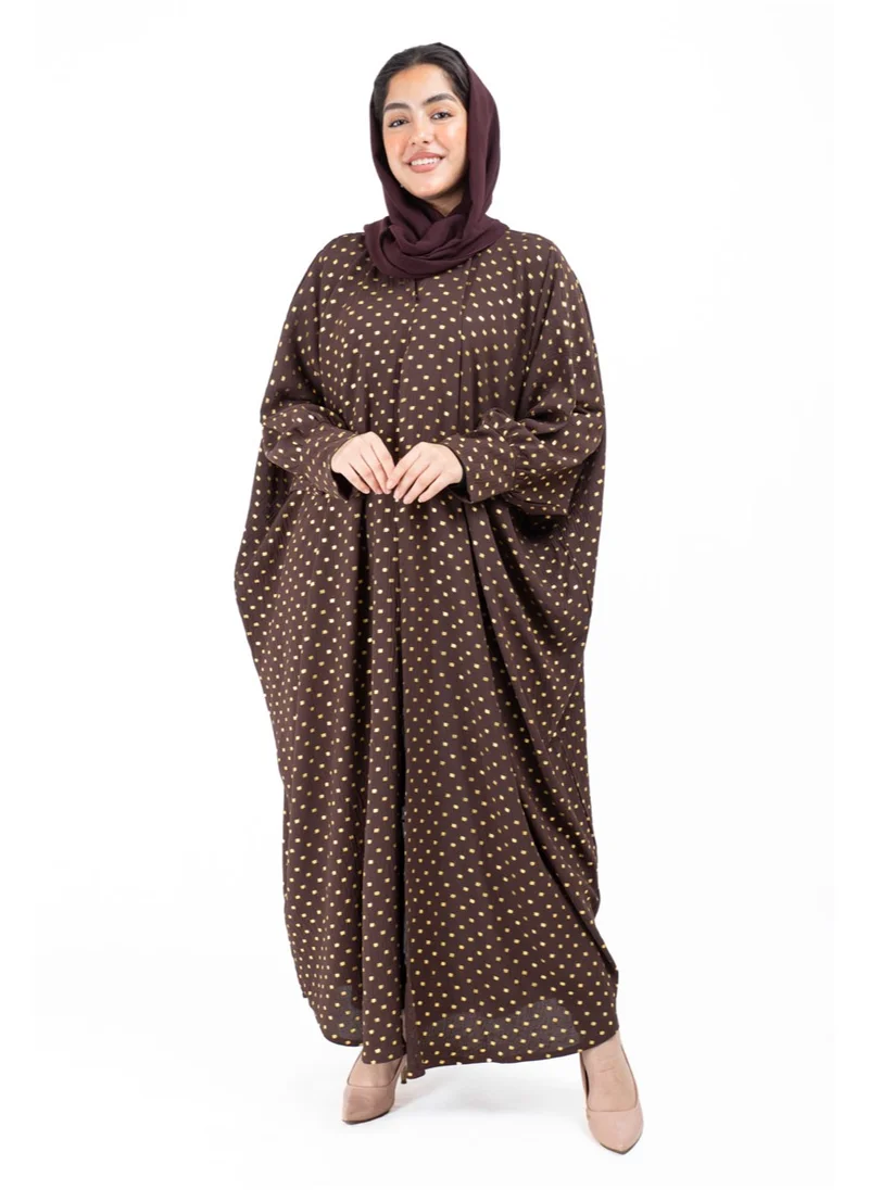 IKKXA Abaya AIK8004 Brown