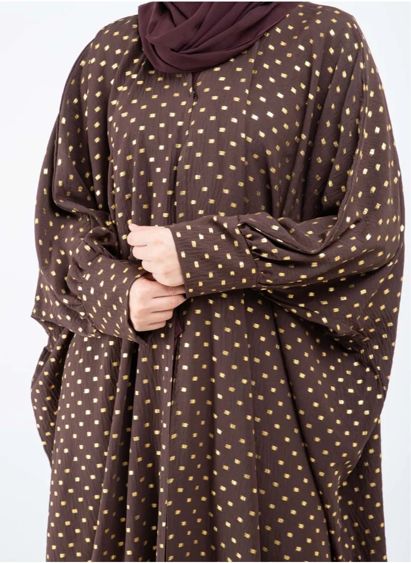 IKKXA Abaya AIK8004 Brown