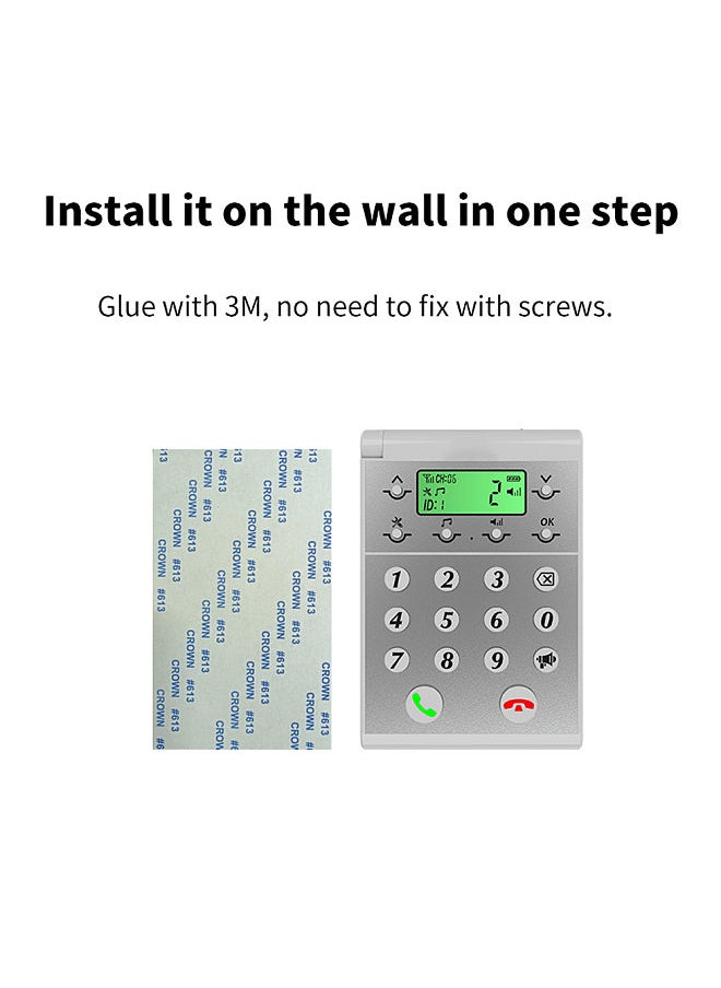 Generic - Wireless Intercom System Smart Digital Voice Calling Machine Wireless Office Intercom Machine Telephone Intercom - Image 1