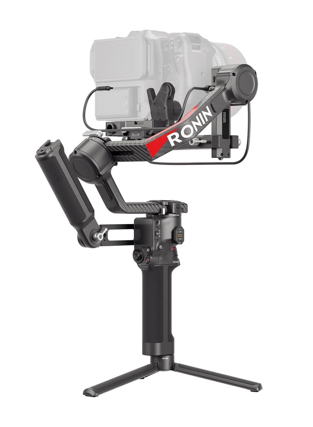 RS 4 Pro Combo, 3-Axis Gimbal Stabilizer for DSLR & Cinema Cameras Canon/Sony/Panasonic/Nikon/Fujifilm, Native Vertical Shooting, 4.5kg/10lbs Payload, With Image Transmitter & Focus Pro Motor Black
