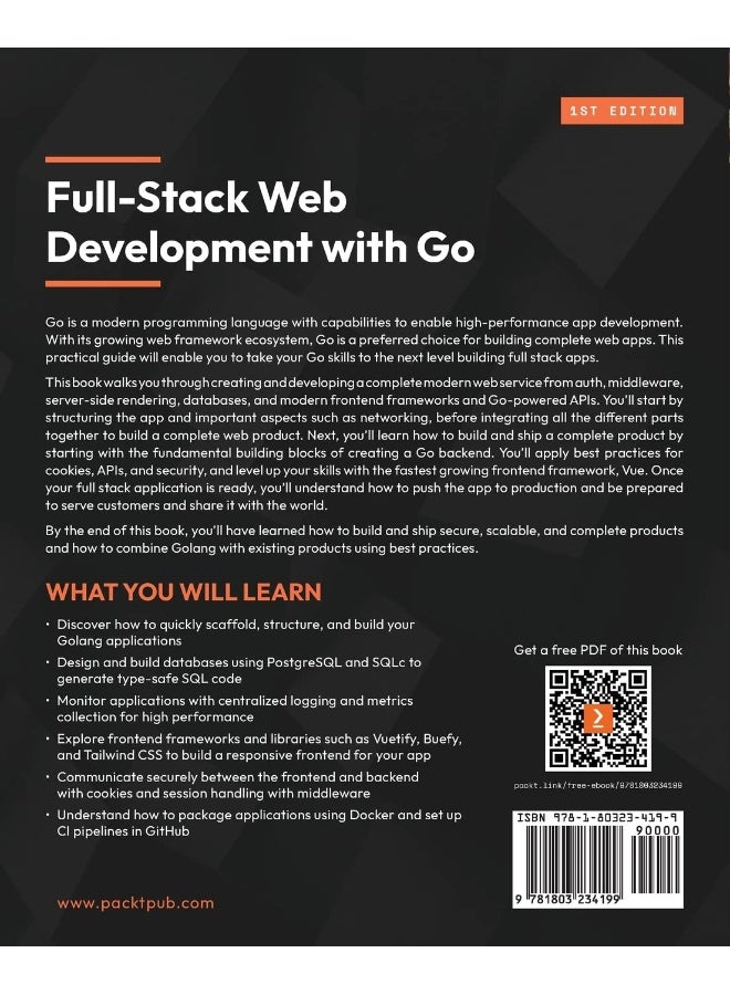 Full-Stack Web Development with Go: Build your web applications quickly using the Go programming language and Vue.js - Image 2