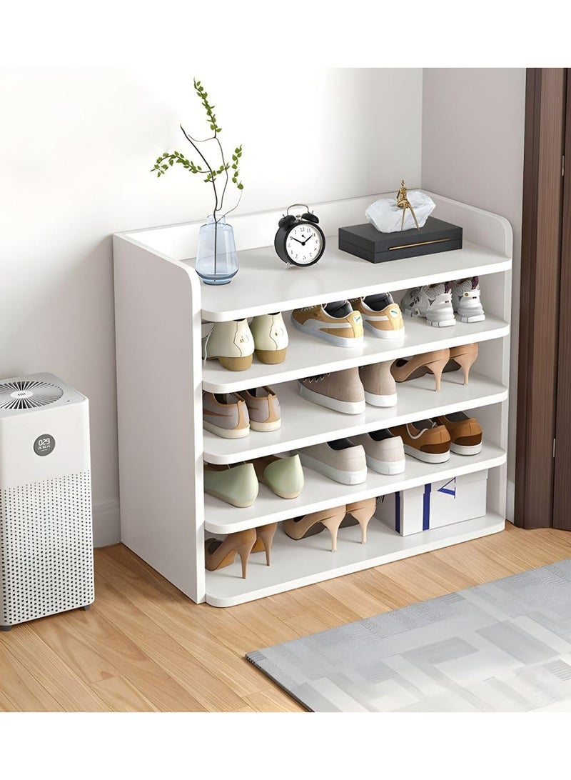 DubaiGallery Simple Design Shoe Rack Cabinet Hot Sell Modern White Set Wood Wooden Style Time Living Room Furniture Color - Image 3