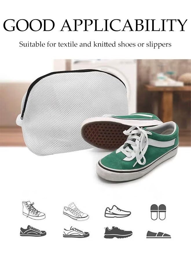 DUNISO Shoe Wash Bags,Set of 3 Large Black Shoe Washing Bags，Reusable Mesh Laundry Bags with Zipper，Suitable for Sneakers, Trainers, Running Shoes - Image 4