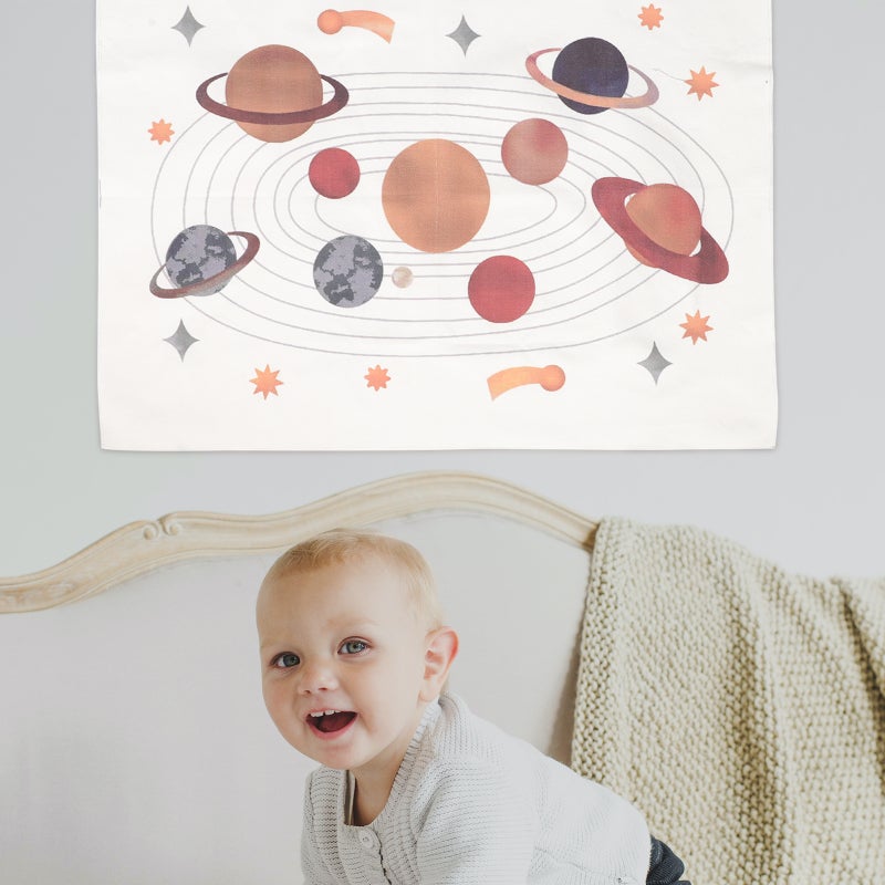 Solar System Hanging Wall Tapestry Tapestry for Kid Room Decor - Image 5