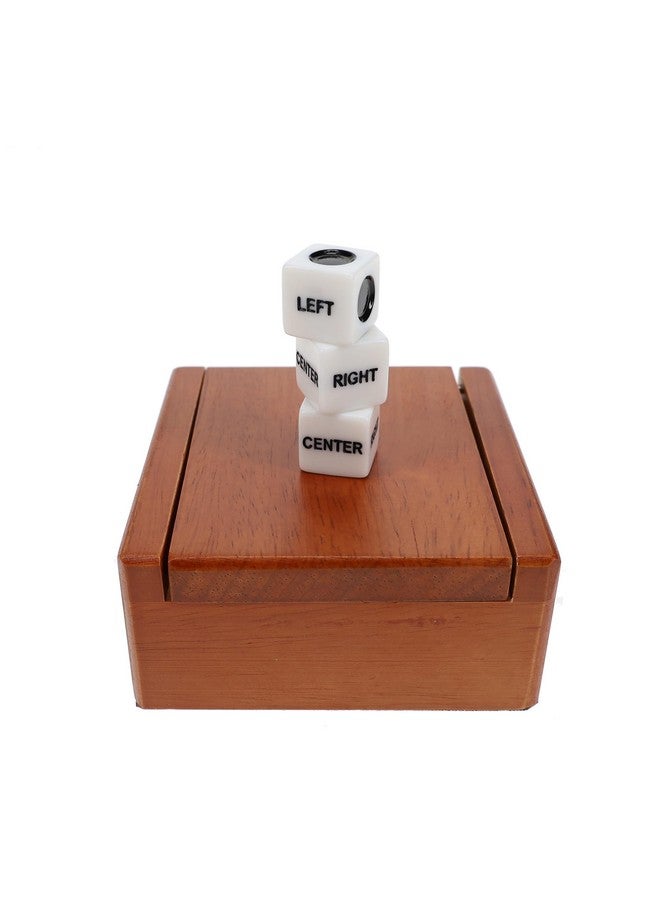 WE Games LRC - Left Right Center with Wooden Gift Box - Image 5