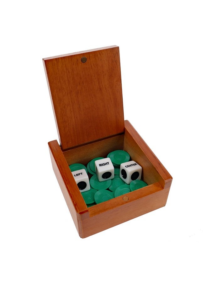 WE Games LRC - Left Right Center with Wooden Gift Box - Image 2