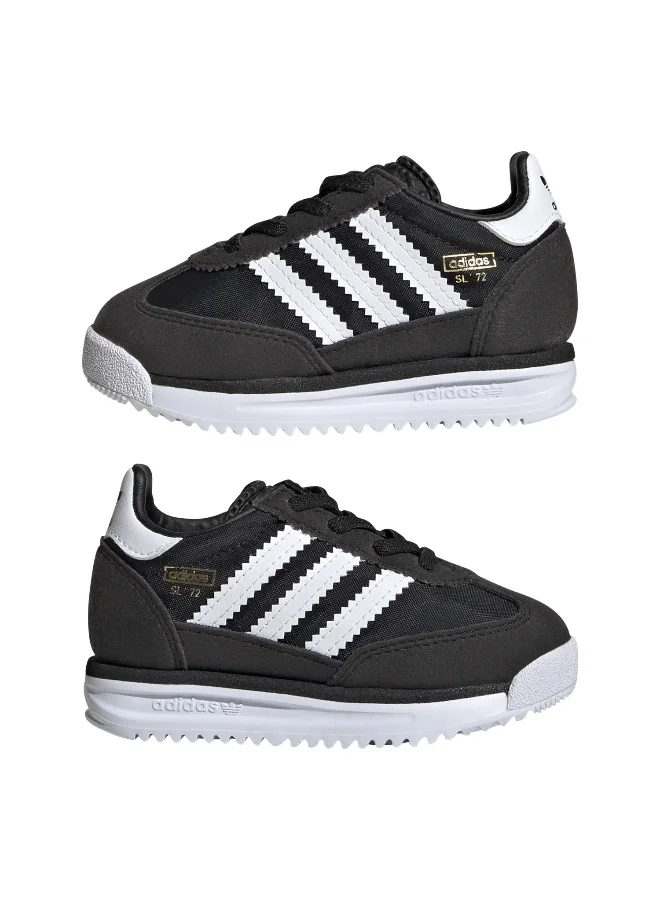 Adidas Adidas SL 72 RS EL I Black CASUAL Trainers FOR BABY BOYS AND GIRLS 9.5K