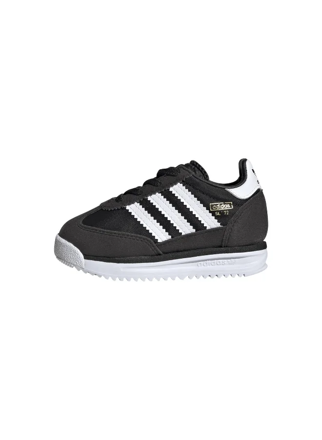 Adidas Adidas SL 72 RS EL I Black CASUAL Trainers FOR BABY BOYS AND GIRLS 9.5K