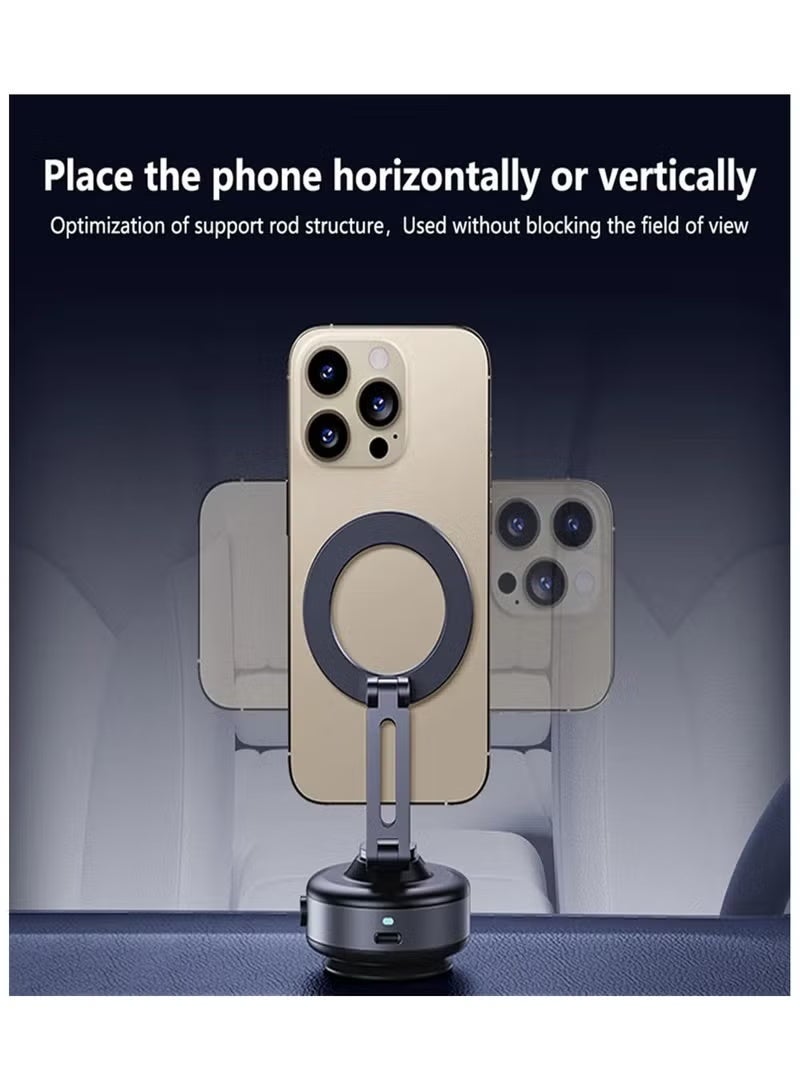 ADAK Electric Vacuum Magnetic Phone Mount, 2024 Portable Suction Cup Holder with 360° Rotation for Glass, Screens, Tiles, Dashboards and Other Surfaces - Image 3