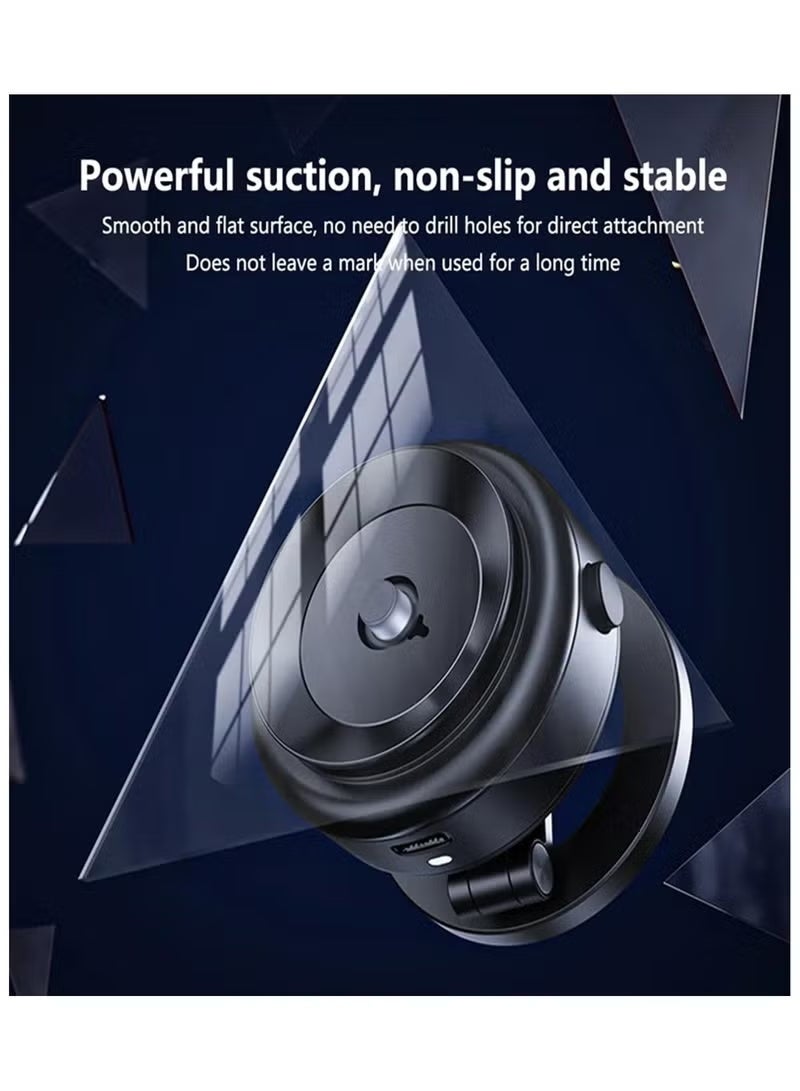 ADAK Electric Vacuum Magnetic Phone Mount, 2024 Portable Suction Cup Holder with 360° Rotation for Glass, Screens, Tiles, Dashboards and Other Surfaces - Image 5