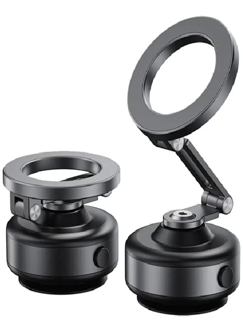 ADAK Electric Vacuum Magnetic Phone Mount, 2024 Portable Suction Cup Holder with 360° Rotation for Glass, Screens, Tiles, Dashboards and Other Surfaces - Image 1