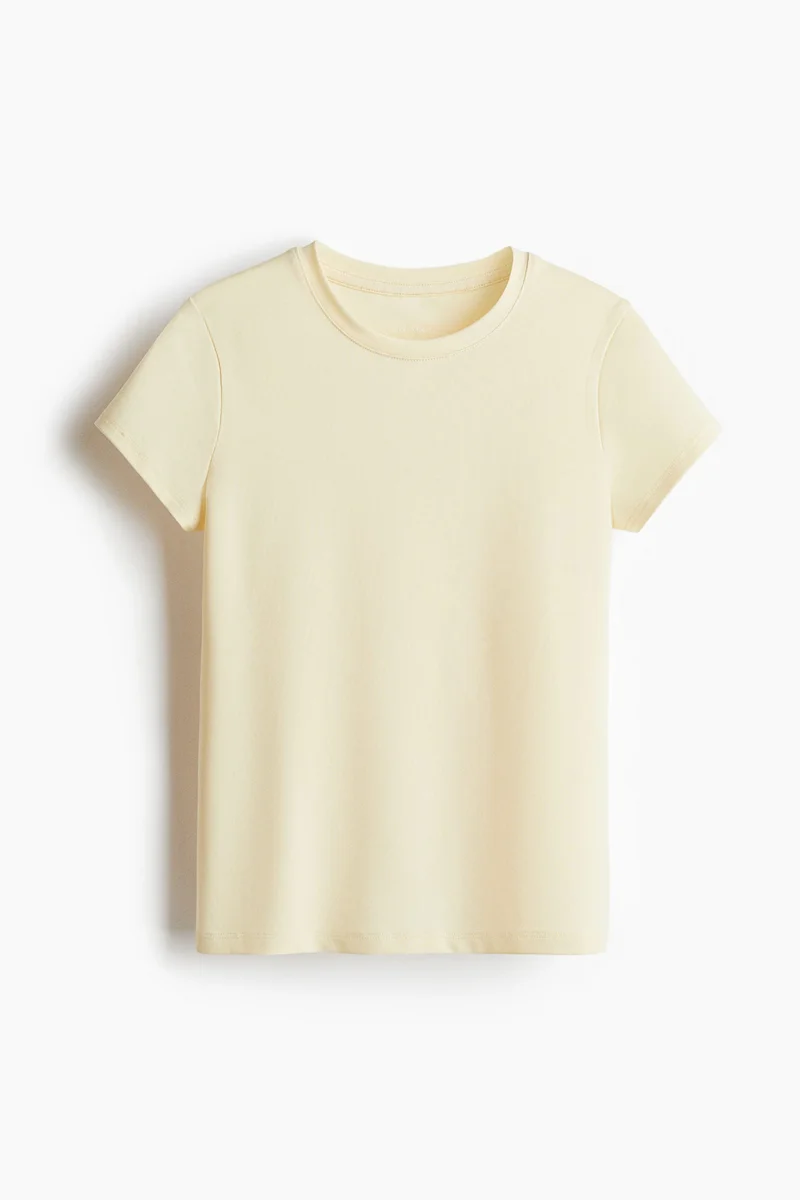 اتش اند ام بلوزة رياضية من نسيج دراي موف