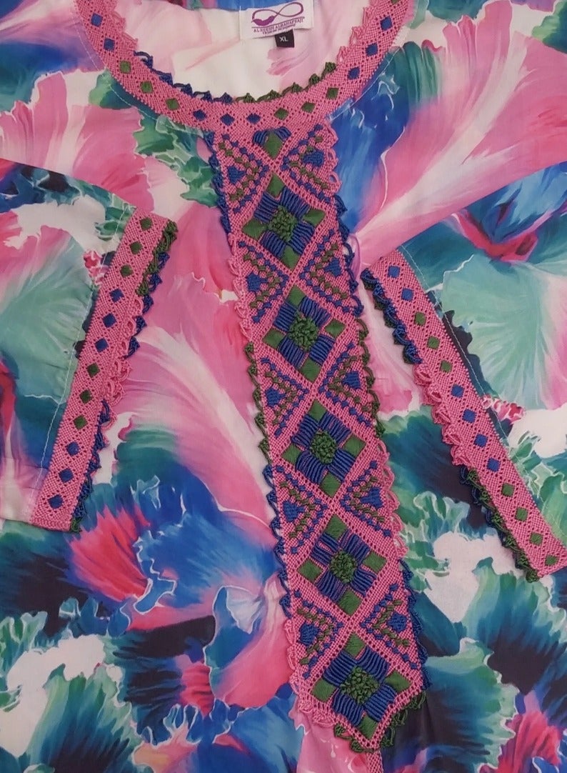 ALREESH ALBANAFSAJI Royal Moroccan embroidery with his own hands 🔥🔥 Ready-made Moroccan galabiya - Image 2