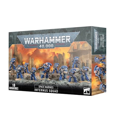 WARHAMMER Games Workshop Warhammer 40000 Space Marines Infernus Squad Black - Image 5