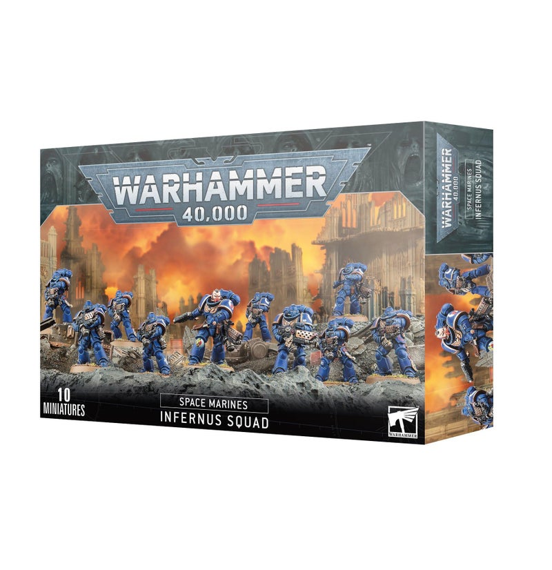 WARHAMMER Games Workshop Warhammer 40000 Space Marines Infernus Squad Black - Image 4