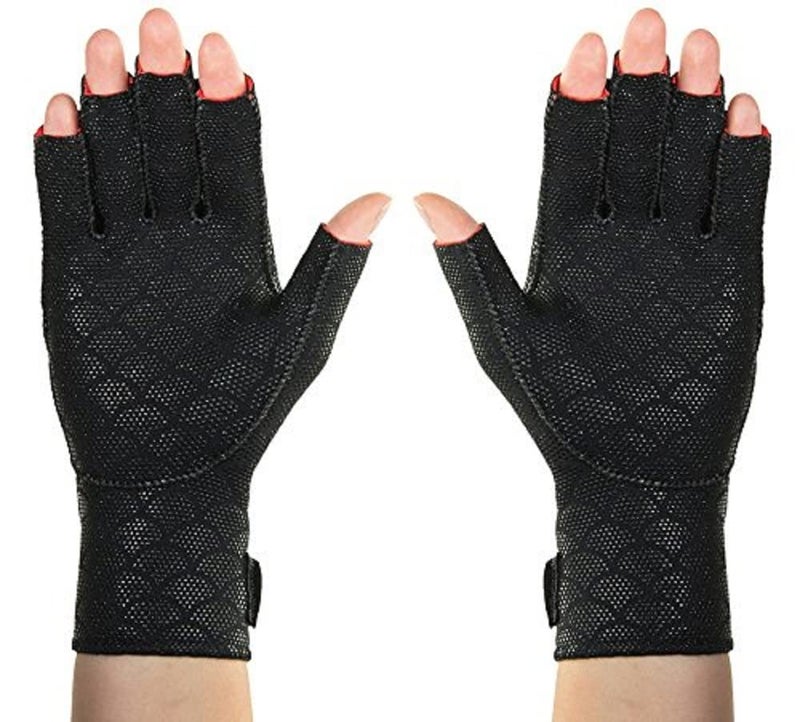 Thermoskin Premium Arthritic Gloves Pair Black Thermoskin Premium Arthritic Gloves Pair Black Relieves Arthritic Pain in Fingers and Hand Size XSmall 82199