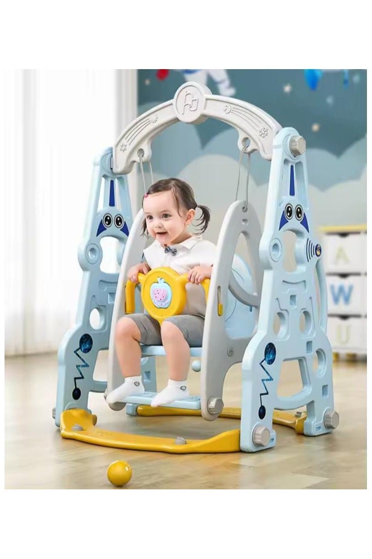 Adjustable Indoor Garden Swing for Kids | Toddler Swing Seat for Ages 1-3 | Safe & Fun Playtime with Height Adjustable Ropes - Image 1