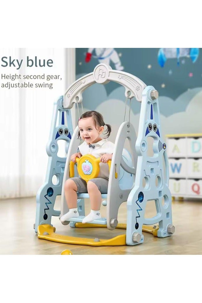 Adjustable Indoor Garden Swing for Kids | Toddler Swing Seat for Ages 1-3 | Safe & Fun Playtime with Height Adjustable Ropes - Image 2