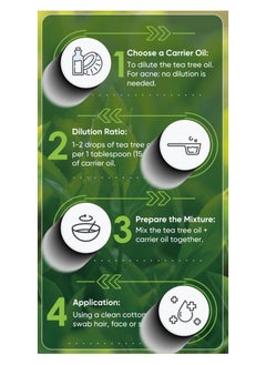 ProVita PROVITA TEA TREE OIL 100% Organic Pure Concentrated Oil of Melaleuca alternifolia 10 ML  - Image 4