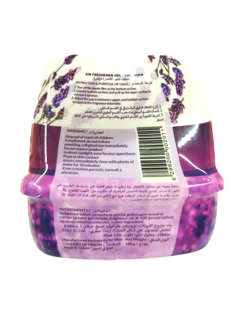 Air Freshener Gel Lavender Scent 180grams