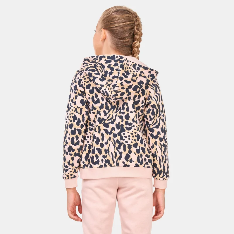 بوما هودي الفا برينتد بسحاب كامل للاطفال الكبار