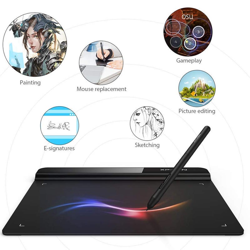 XPPen Drawing Tablet XPPen StarG640 Digital Graphic Tablet 6x4 Inch Art Tablet with Battery-Free Stylus Pen Tablet for Mac, Windows and Chromebook (Drawing/E-Learning/Remote-Working) - Image 5