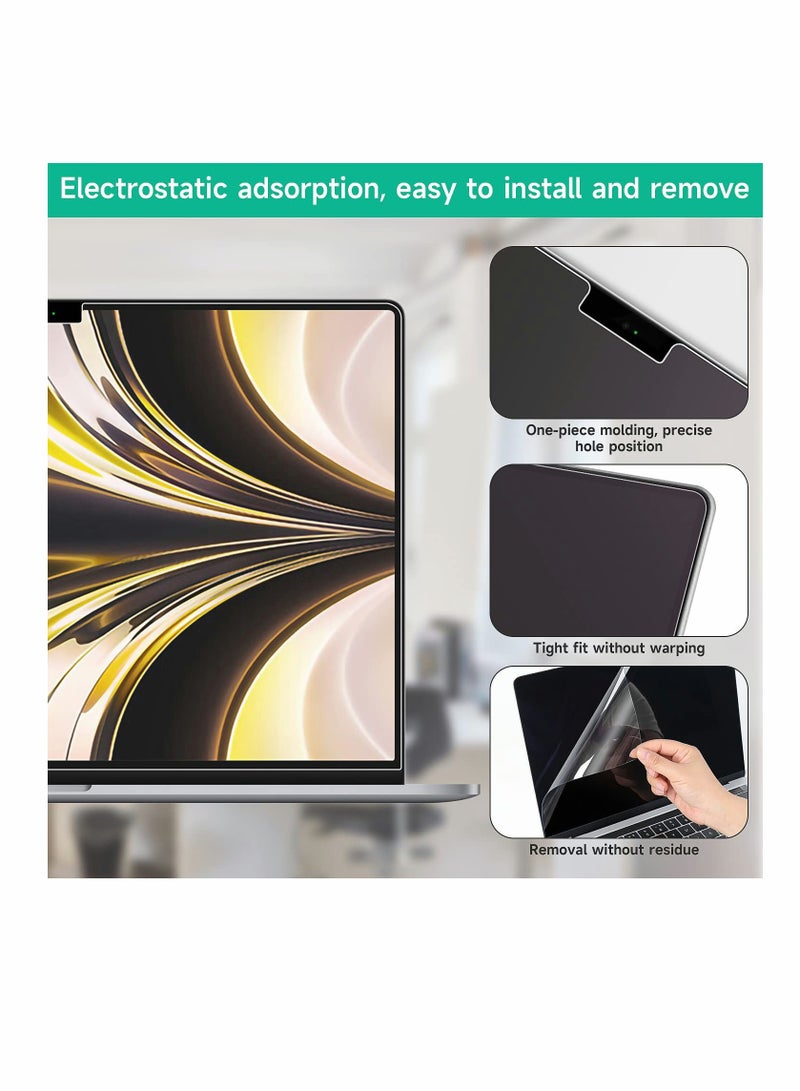 SYOSI Compatible with 2022 MacBook Air 13.6 inch Screen Protector 2 Pack Eye Protection Anti Glare Film Anti Scratch Matte Laptop Screen Protector for MacBook Air 13.6 inch Apple M2 Chip A2681 - Image 5