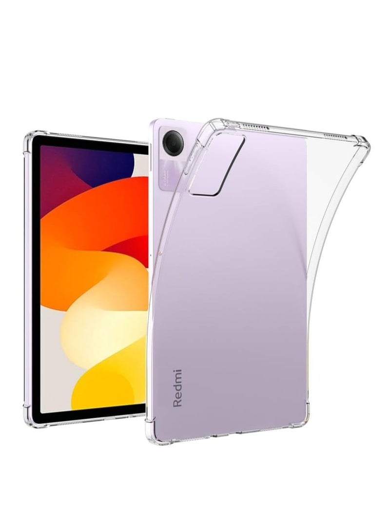 Tablet Clear Flexible Case for Xiaomi Redmi Pad SE 11''(2023 Release),Ultra Slim TPU Soft Shell Transparent Cover for Xiaomi Redmi Pad SE 11 inch(for Xiaomi Redmi Pad SE 11'' 2023) - Image 1