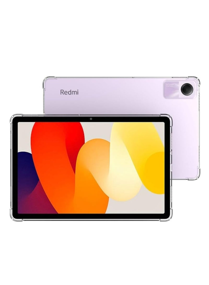 Tablet Clear Flexible Case for Xiaomi Redmi Pad SE 11''(2023 Release),Ultra Slim TPU Soft Shell Transparent Cover for Xiaomi Redmi Pad SE 11 inch(for Xiaomi Redmi Pad SE 11'' 2023) - Image 2