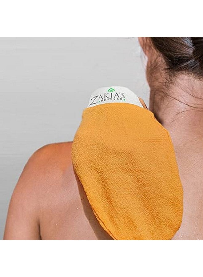 Zakia's Morocco The Original Kessa Exfoliating Glove - Value Pack - Beige - Image 2
