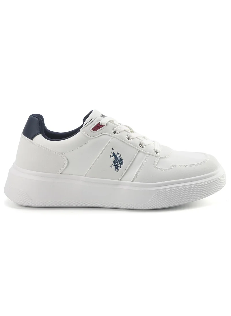 Men's White Low-Top Sneakers - Lightweight, Minimalist Designed for Style