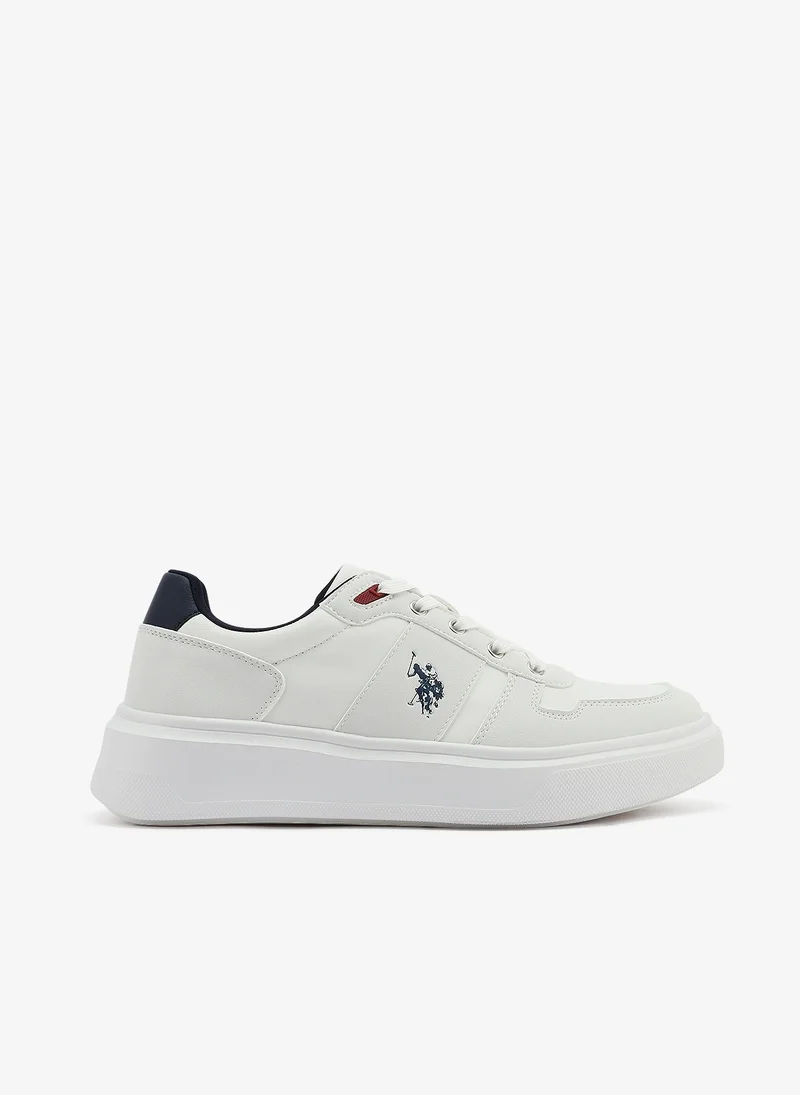 Men's White Low-Top Sneakers - Lightweight Shoes, Minimalist Designed for Style