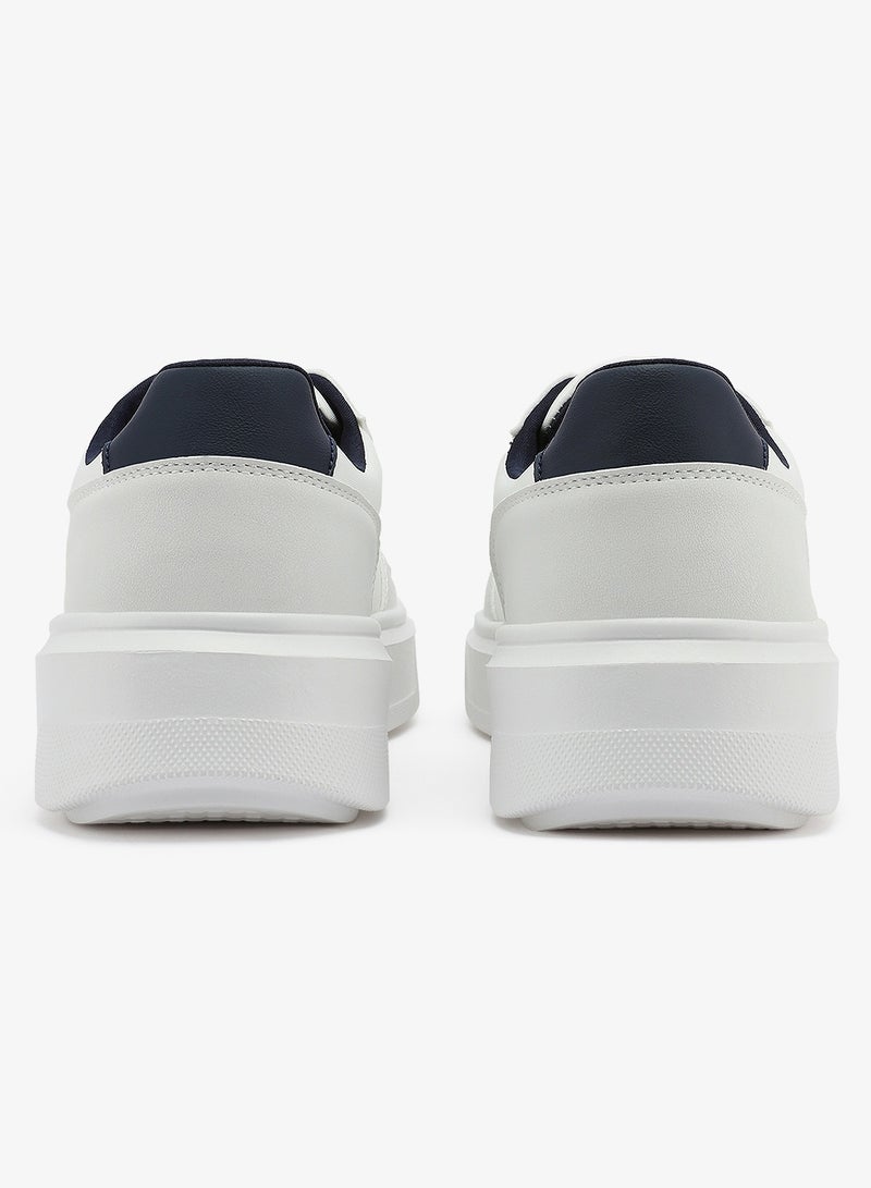 U.S. Polo Assn. Men's White Low-Top Sneakers - Lightweight Shoes, Minimalist Designed for Style - Image 4