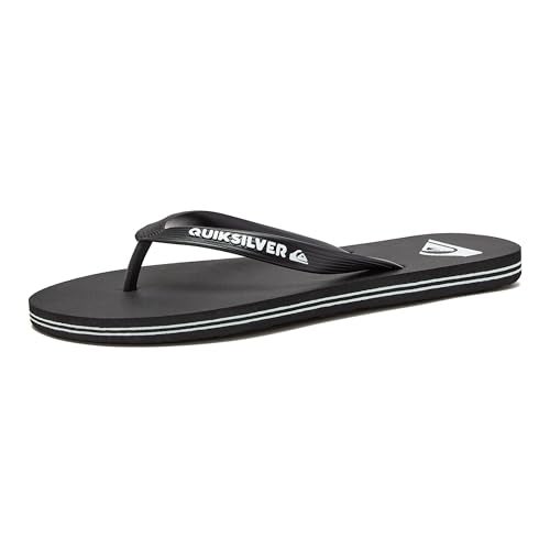 Quiksilver Men's Molokai 3 Point Flip Flop Sandal, Black 1, 12 - Image 1