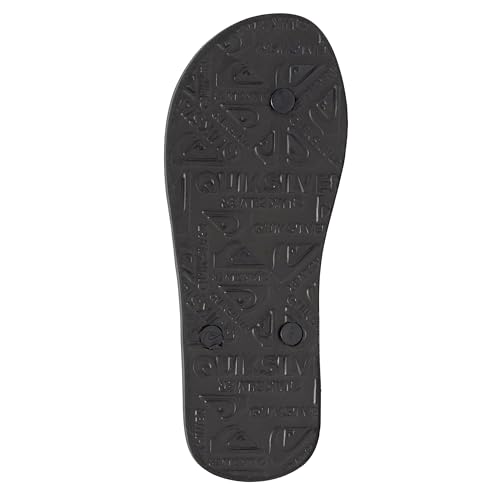 Quiksilver Men's Molokai 3 Point Flip Flop Sandal, Black 1, 12 - Image 5