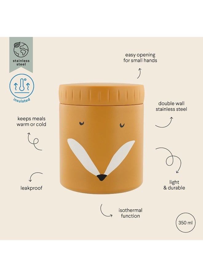 Trixie Insulated Food Container - Mr. Fox, 350ml, Leakproof & Portable, Orange - Image 3
