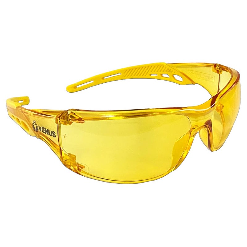 VENUS - E-603 GHC - Over Spectacle Safety Eyewear - ISI Certified, Fits Over Prescription Glasses, Hard Coated Anti-Scratch Dark Lens with UV Protection & High Impact Resistance - Pack of 1 - Image 4