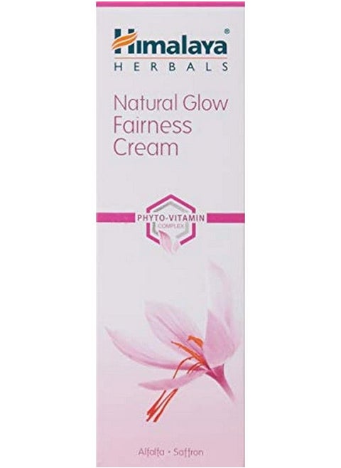 Natural Glow Face Cream With Kesar & Vit E ; For Nongreasy Eventoned & Radiant Skin; Phytovitamin Formula With Uv Protection; Reduce Dark Spots In 6 Weeks ;Clinicallytested & Paraben Free 25 grams