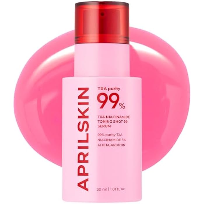 APRILSKIN TXA Niacinamide Toning Shot 99 Spicule Facial Serum｜Skin Booster Serum for Brightening and Pore Care｜99% High-Purity Tranexamic Acid 3% + Niacinamide 5%｜Korean Skin Care｜1.01 fl. oz. - Image 1