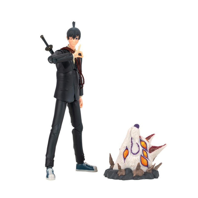 Total Anime AKI Hayakawa 65Inch Figure with Swappable Faceplates Alternate Hands Weapons and Fox Devil - Image 2