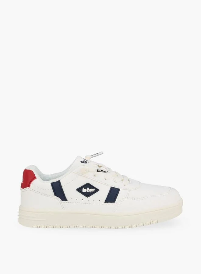 Boys Logo Lace-Up Sneakers