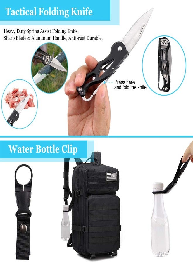EMDMAK Survival Kit Outdoor Emergency Gear Kit for Camping Hiking Travelling or Adventures - Image 4