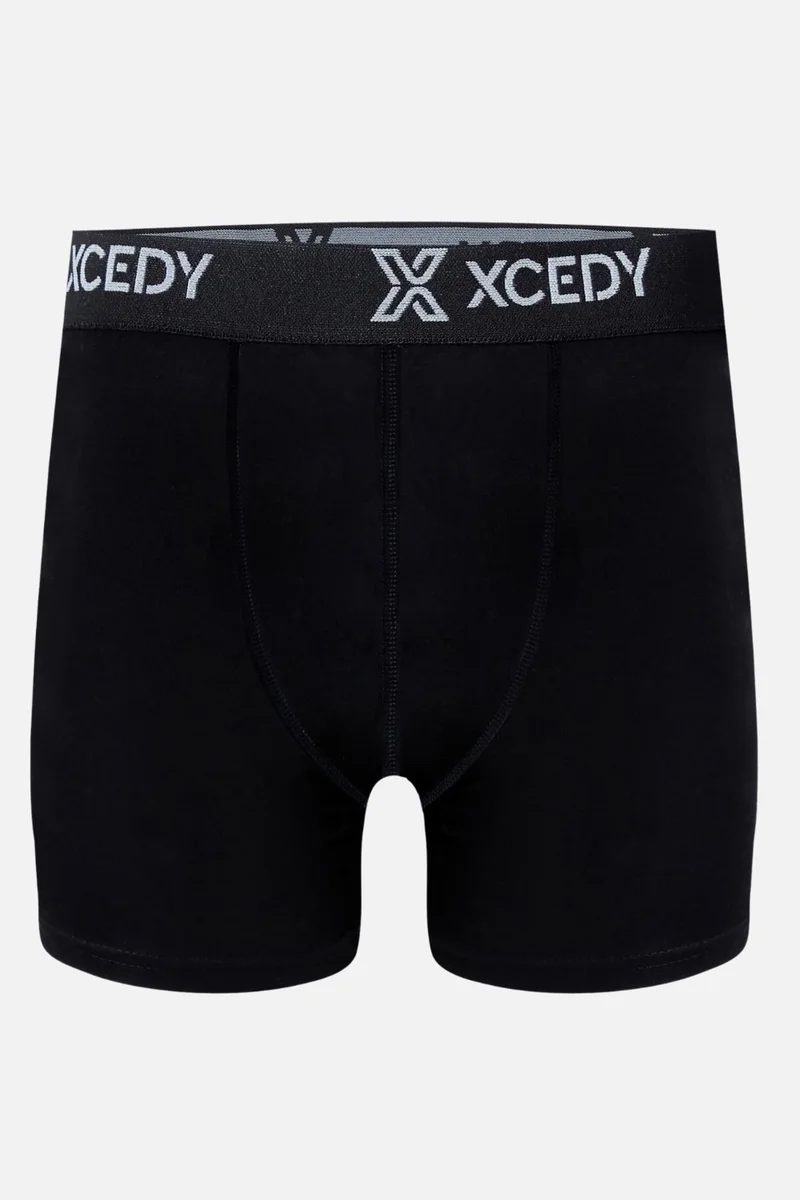 Cedy Denim Cedy Men's Black Boxer 6 Pack Cotton Lycra C4000